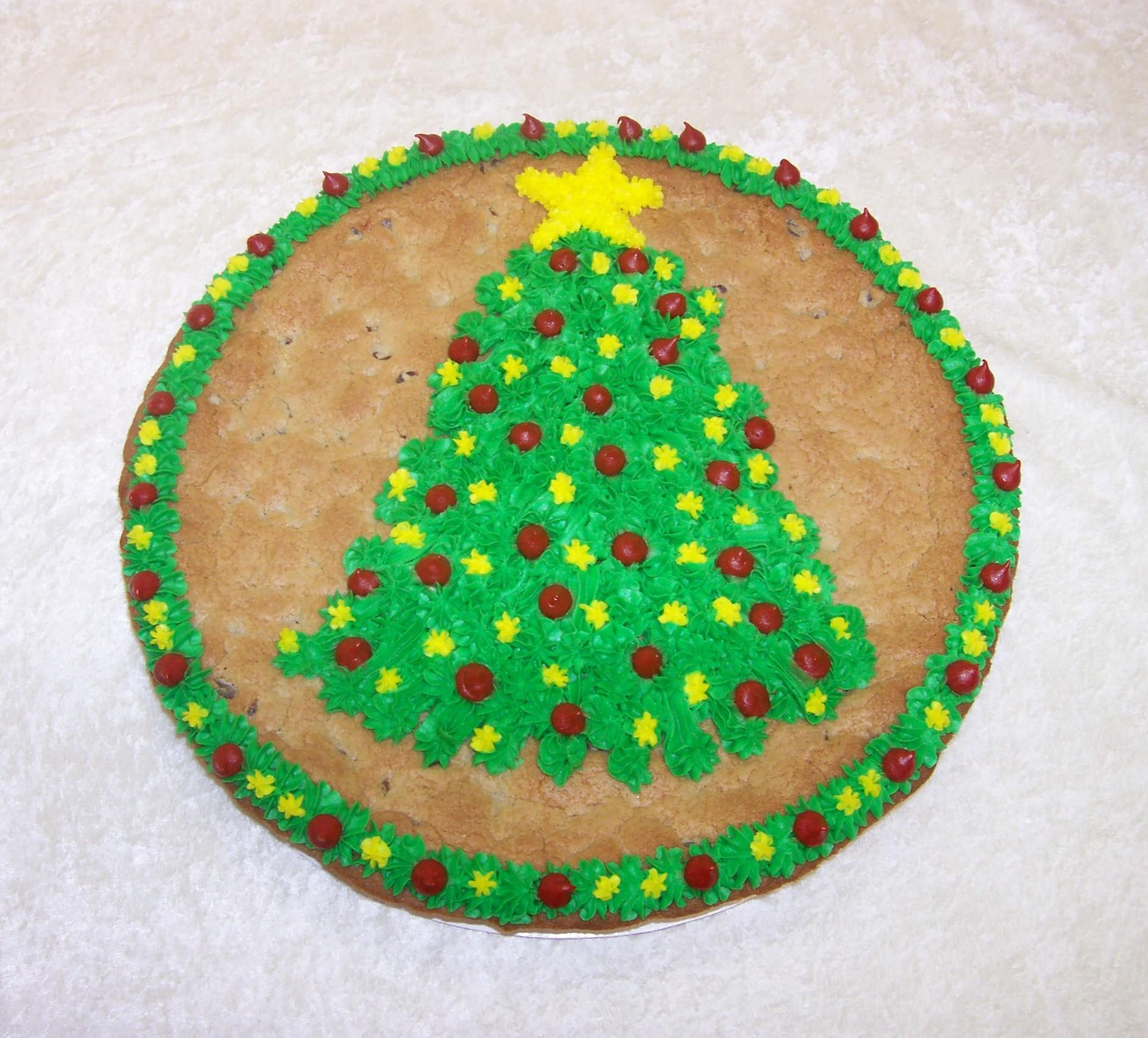 christmas tree cookie